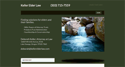 Desktop Screenshot of kellerelderlaw.com